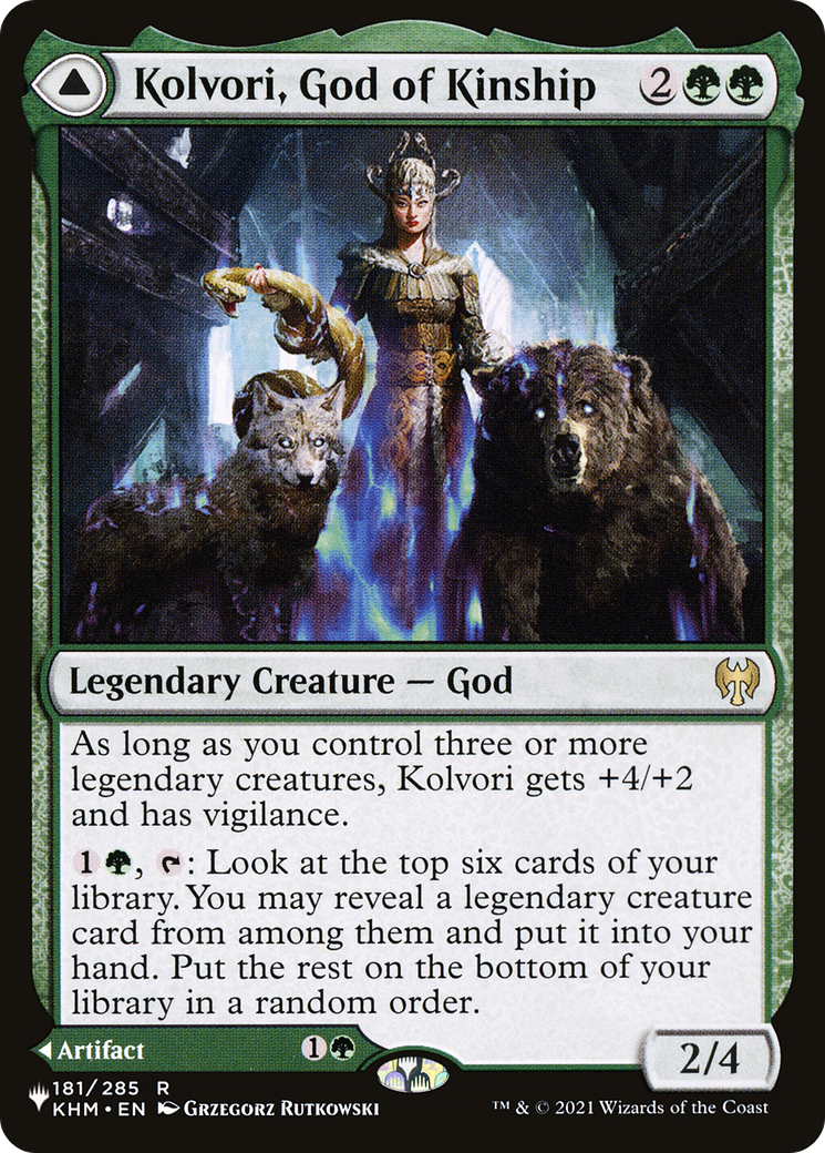 Kolvori, God of Kinship // The Ringhart Crest [Secret Lair: From Cute to Brute] | Silver Goblin
