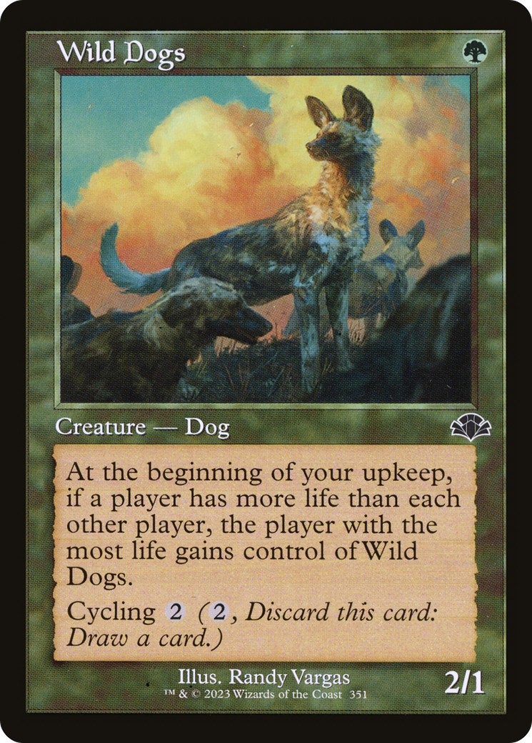 Wild Dogs (Retro) [Dominaria Remastered] Foil
