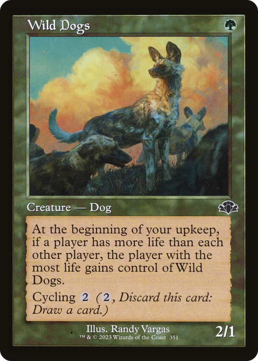 Wild Dogs (Retro) [Dominaria Remastered] Foil