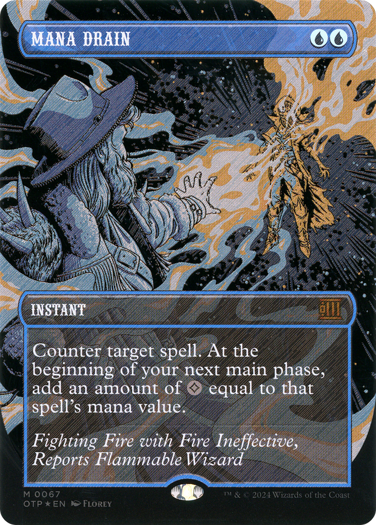 Mana Drain (Textured Foil) (067) Foil - Breaking News