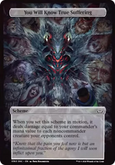 You Will Know True Suffering (Full Art) [Duskmourn: House of Horror Commander] | Silver Goblin