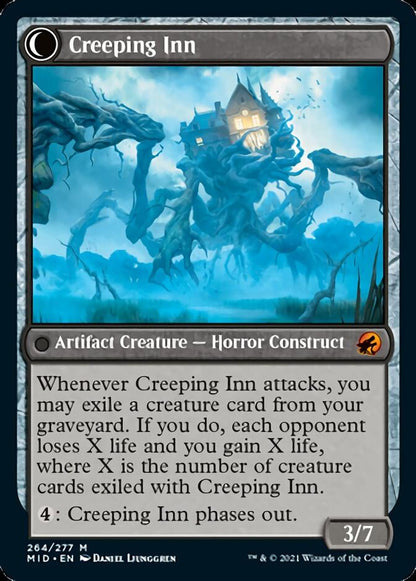 Hostile Hostel // Creeping Inn (264) Foil - Innistrad: Midnight Hunt