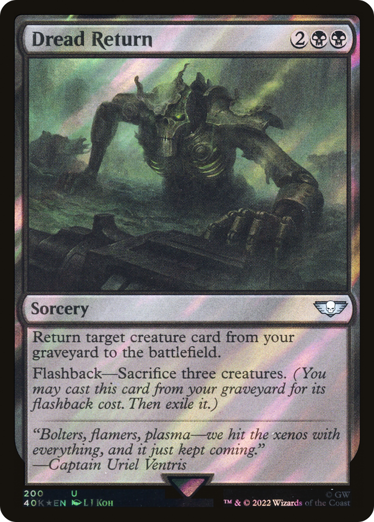 Dread Return (200) Surge Foil - Warhammer 40,000 Commander