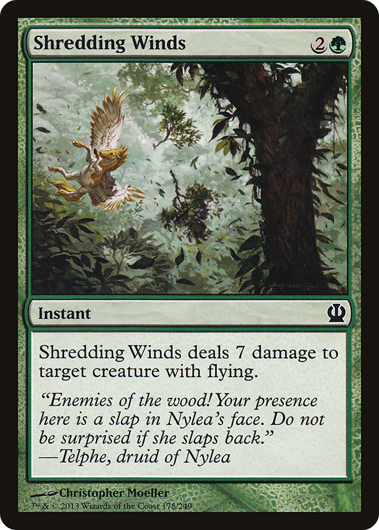 Shredding Winds (178) Foil - Theros
