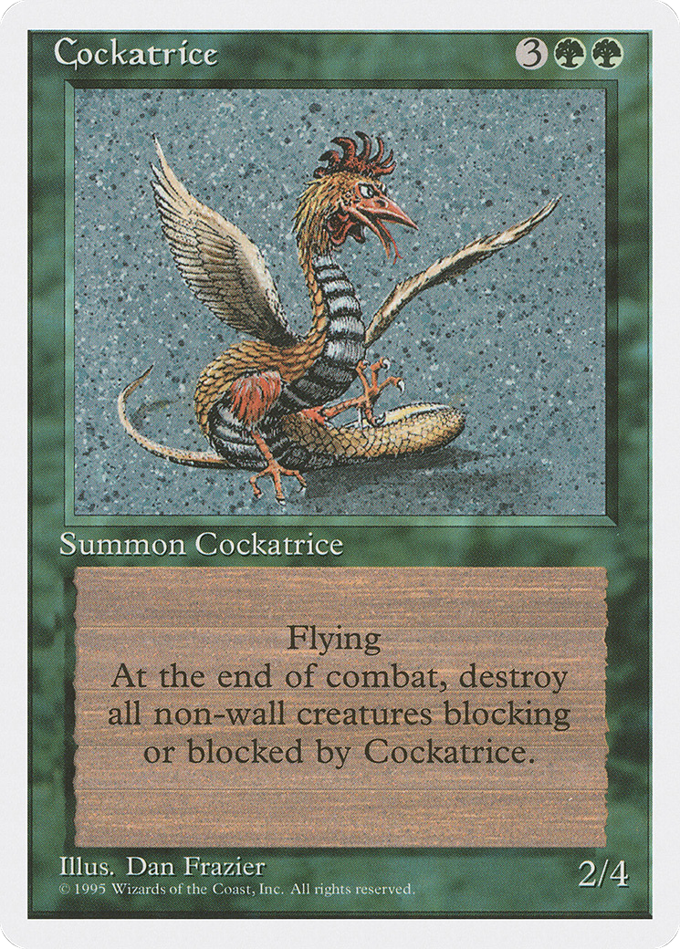 Cockatrice [Fourth Edition] | Silver Goblin