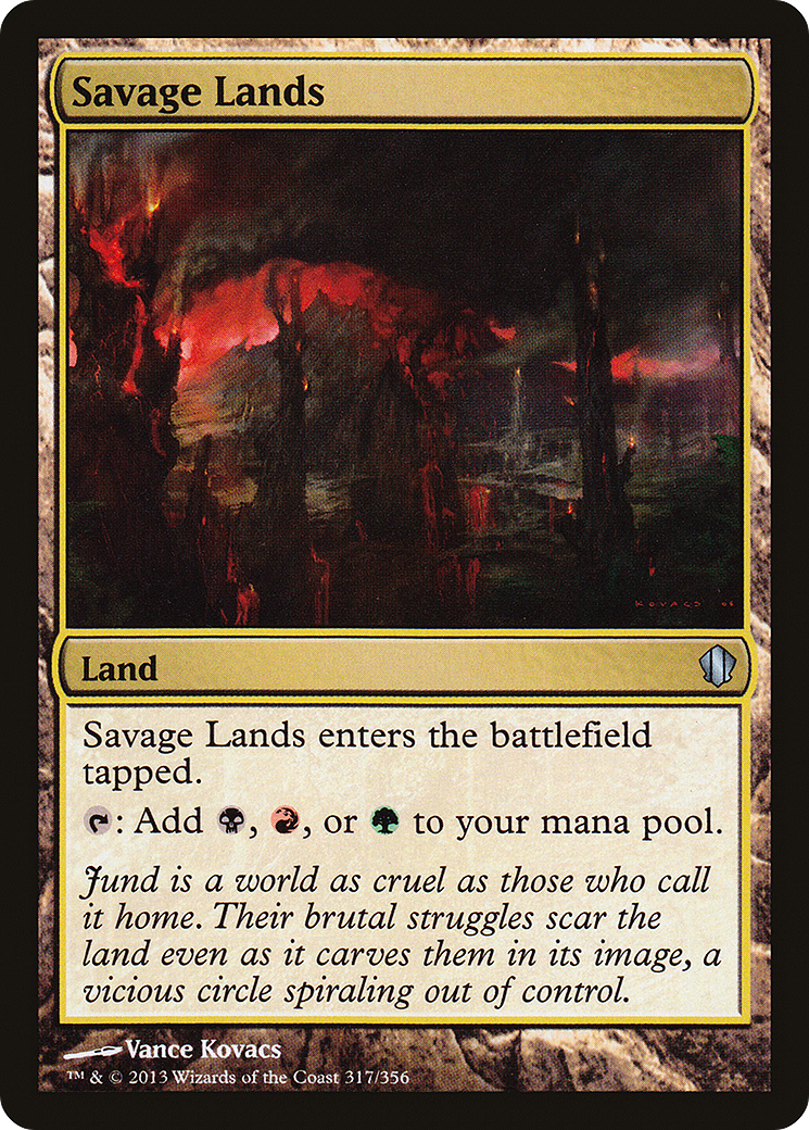 Savage Lands (317) - Commander 2013