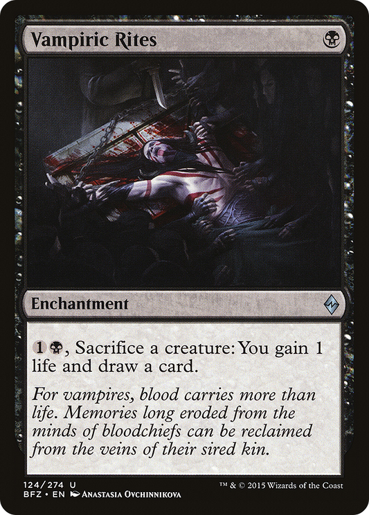 Vampiric Rites (124) - Battle for Zendikar