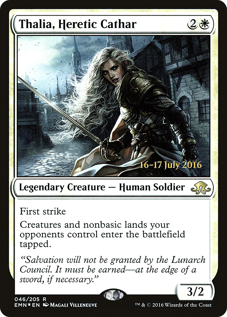 Thalia, Heretic Cathar (046) Foil - Eldritch Moon Promos