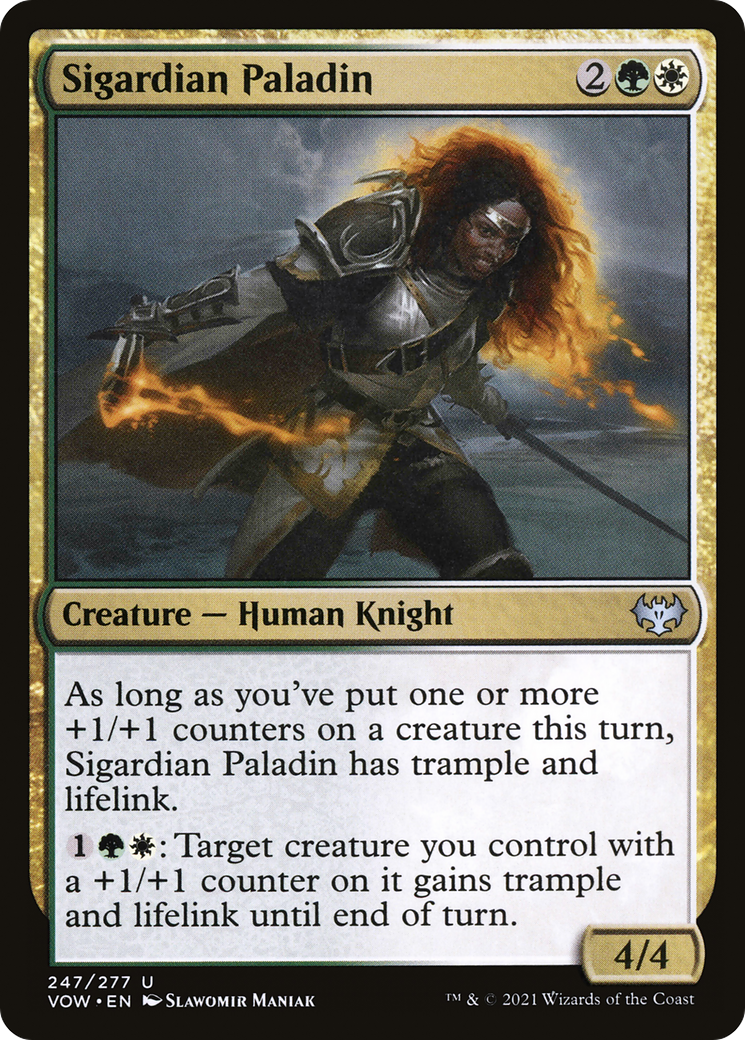 Sigardian Paladin (247) Foil - Innistrad: Crimson Vow