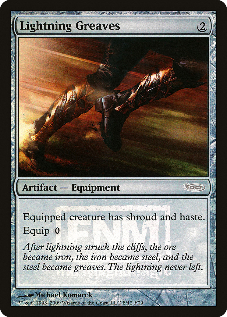 Lightning Greaves [Friday Night Magic 2009] | Silver Goblin