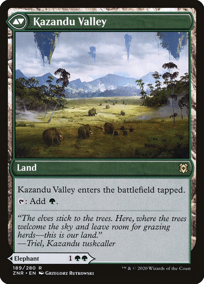 Kazandu Mammoth (189) - Zendikar Rising