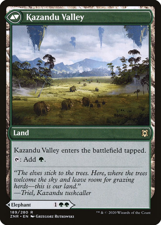 Kazandu Mammoth (189) - Zendikar Rising