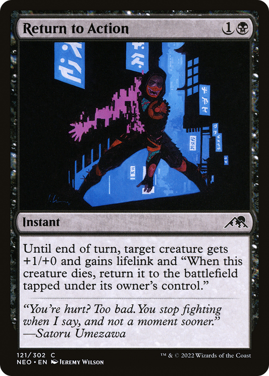 Return to Action (121) - Kamigawa: Neon Dynasty