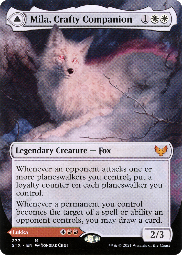 Mila, Crafty Companion (Borderless) (277) Foil - Strixhaven: School of Mages
