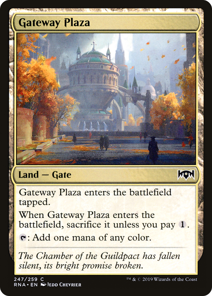 Gateway Plaza (247) Foil - Ravnica Allegiance