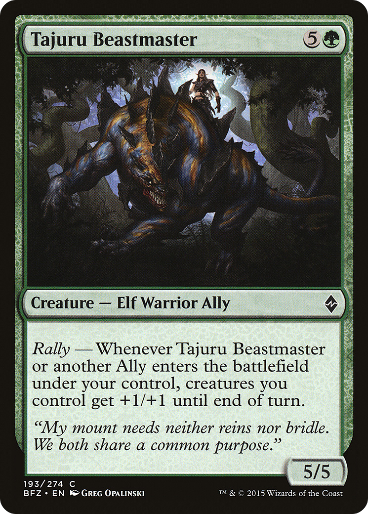 Tajuru Beastmaster (193) - Battle for Zendikar