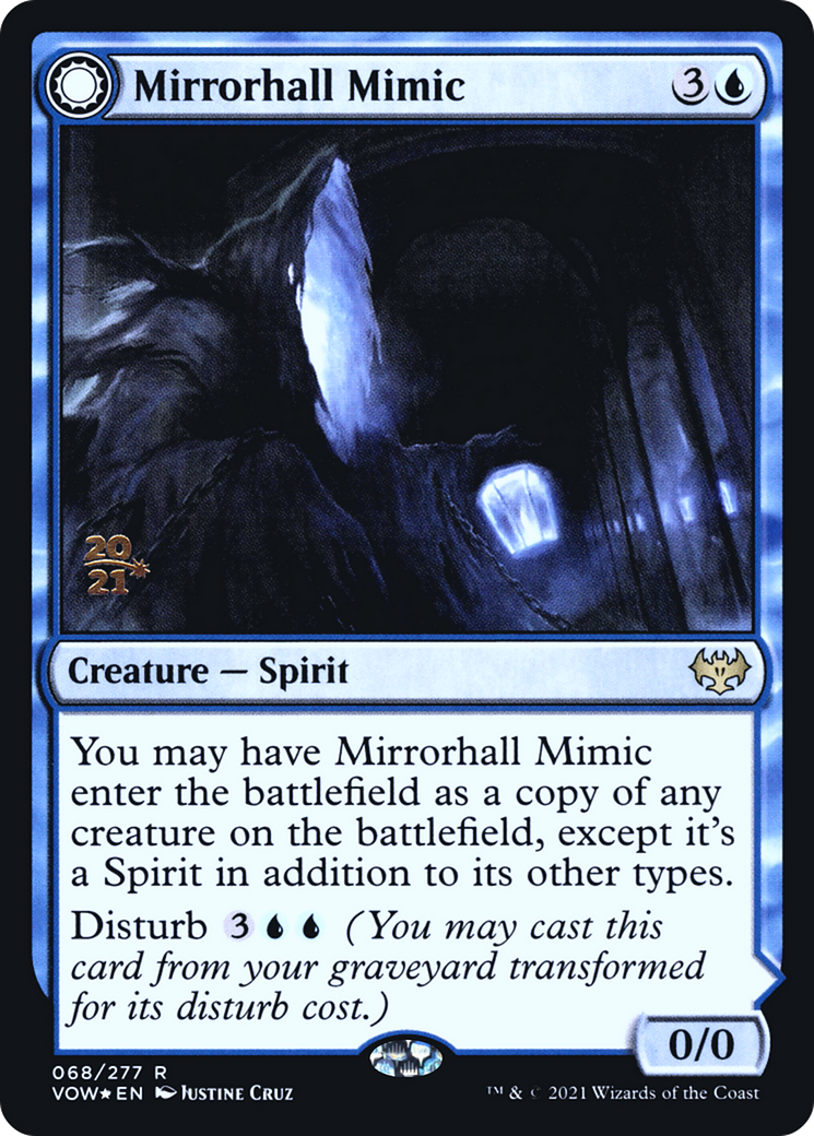 Mirrorhall Mimic // Ghastly Mimicry (68s) Foil - Innistrad: Crimson Vow Promos