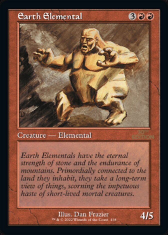 Earth Elemental (Retro) (438) - 30th Anniversary Edition