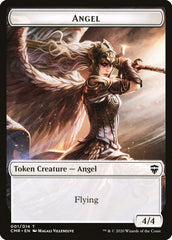 Angel // Horror Double-Sided Token [Commander Legends Tokens] | Silver Goblin