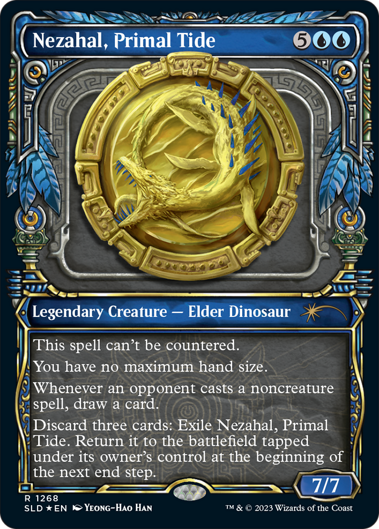 Nezahal, Primal Tide (Showcase) (1268) Foil - Secret Lair Drop