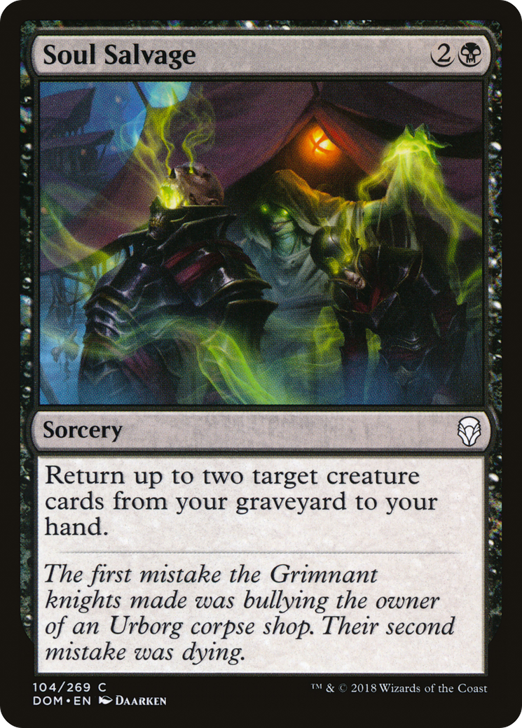 Soul Salvage [Dominaria] Foil
