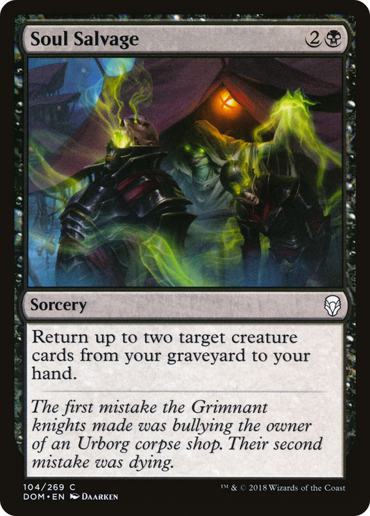Soul Salvage [Dominaria] Foil