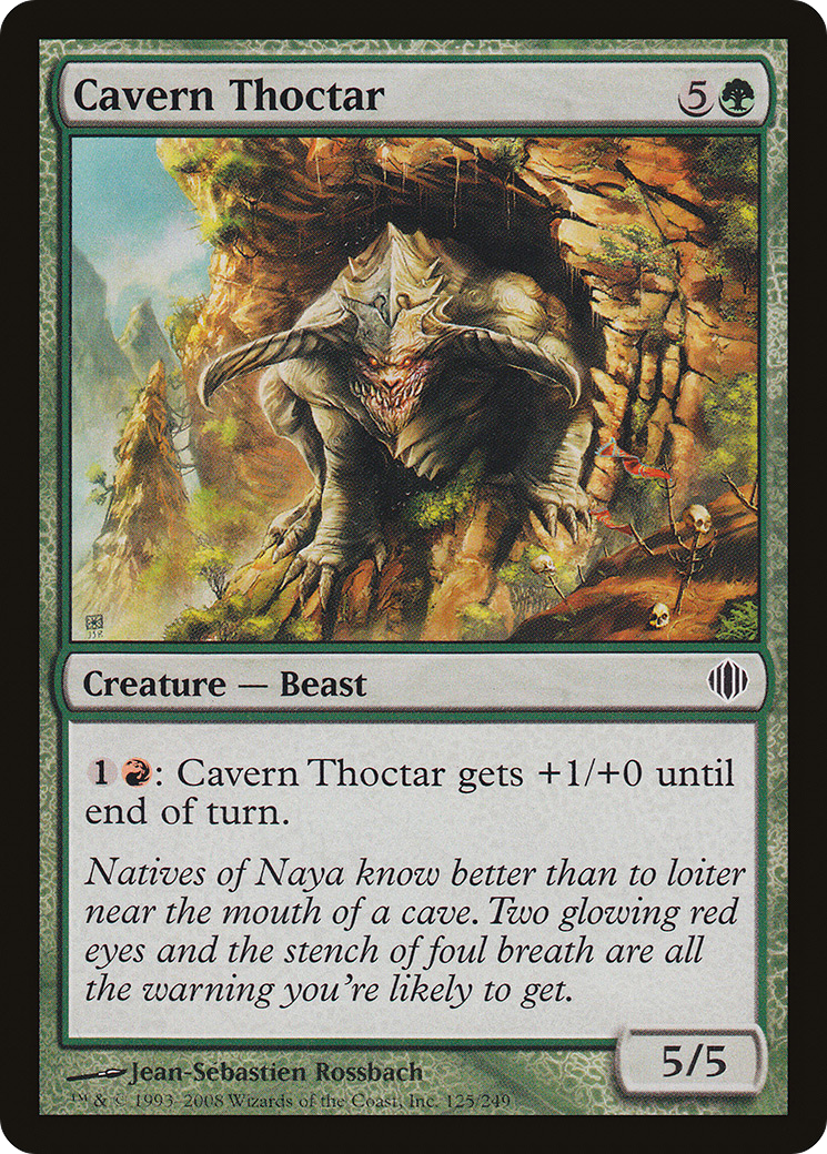 Cavern Thoctar [Shards of Alara] Foil