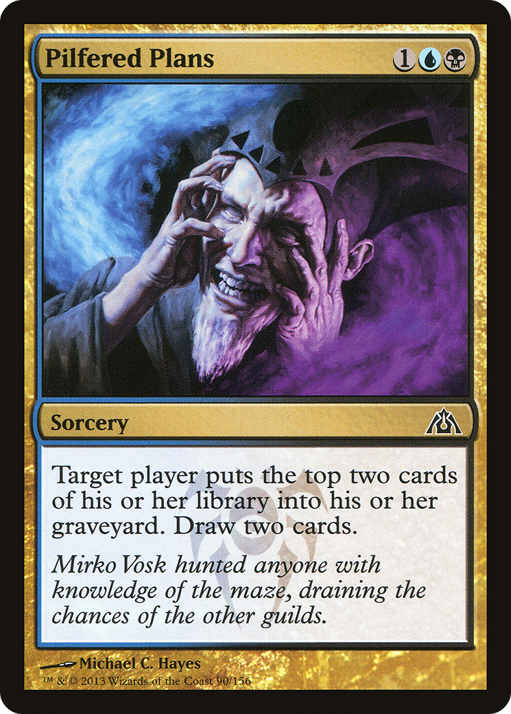 Pilfered Plans (090) Foil - Dragon's Maze