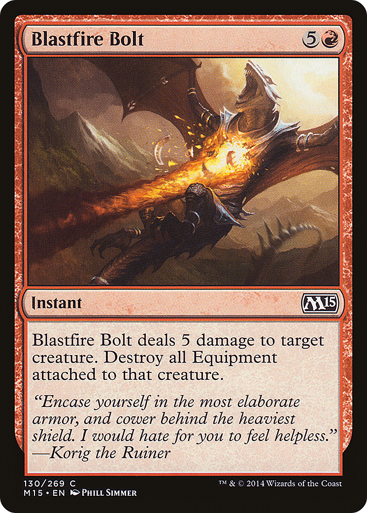 Blastfire Bolt (130) - Magic 2015