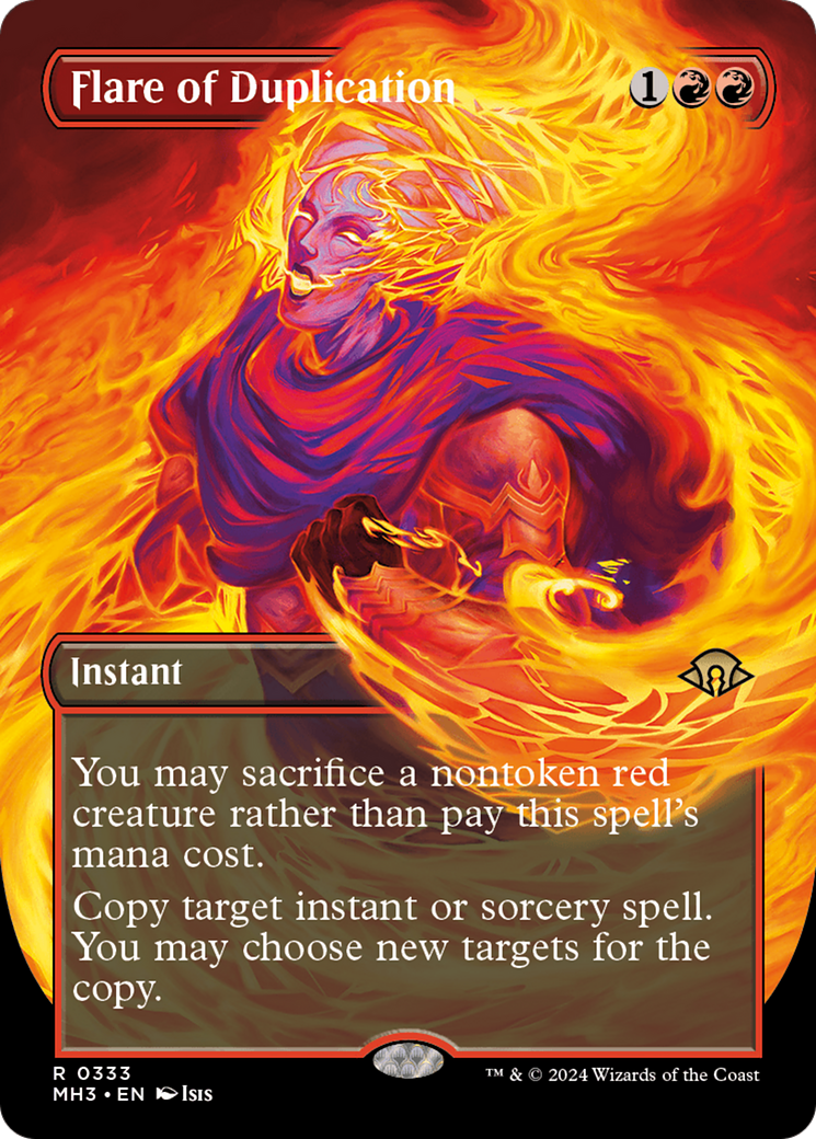Flare of Duplication (Borderless) (333) Foil - Modern Horizons 3