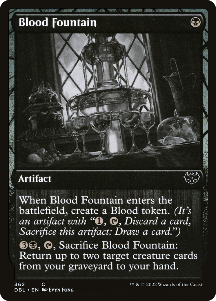 Blood Fountain (362) Foil - Innistrad: Double Feature