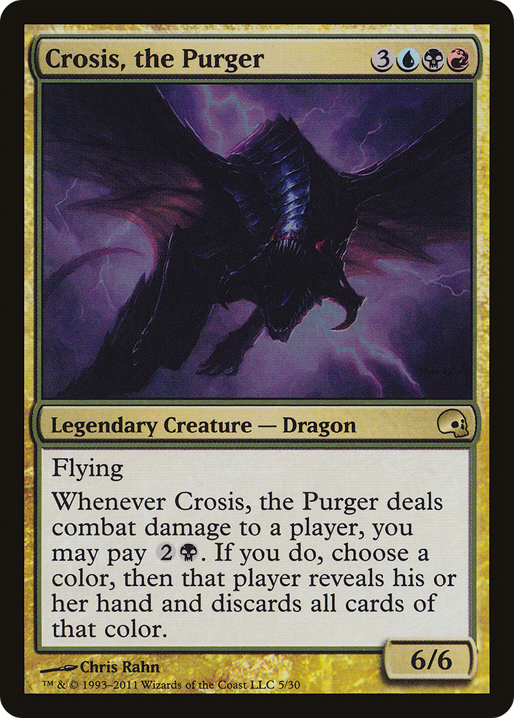 Crosis, the Purger (005) Foil - Premium Deck Series: Graveborn