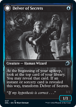 Delver of Secrets // Insectile Aberration (047) - Innistrad: Double Feature