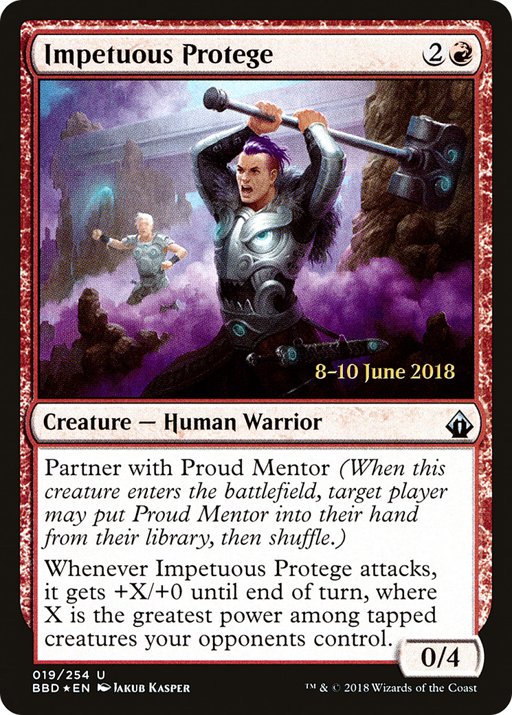 Impetuous Protege [Battlebond Prerelease Promos] | Silver Goblin