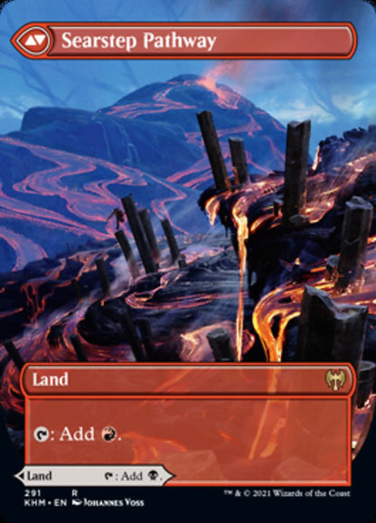 Blightstep Pathway // Searstep Pathway (Showcase) (291) Foil - Kaldheim