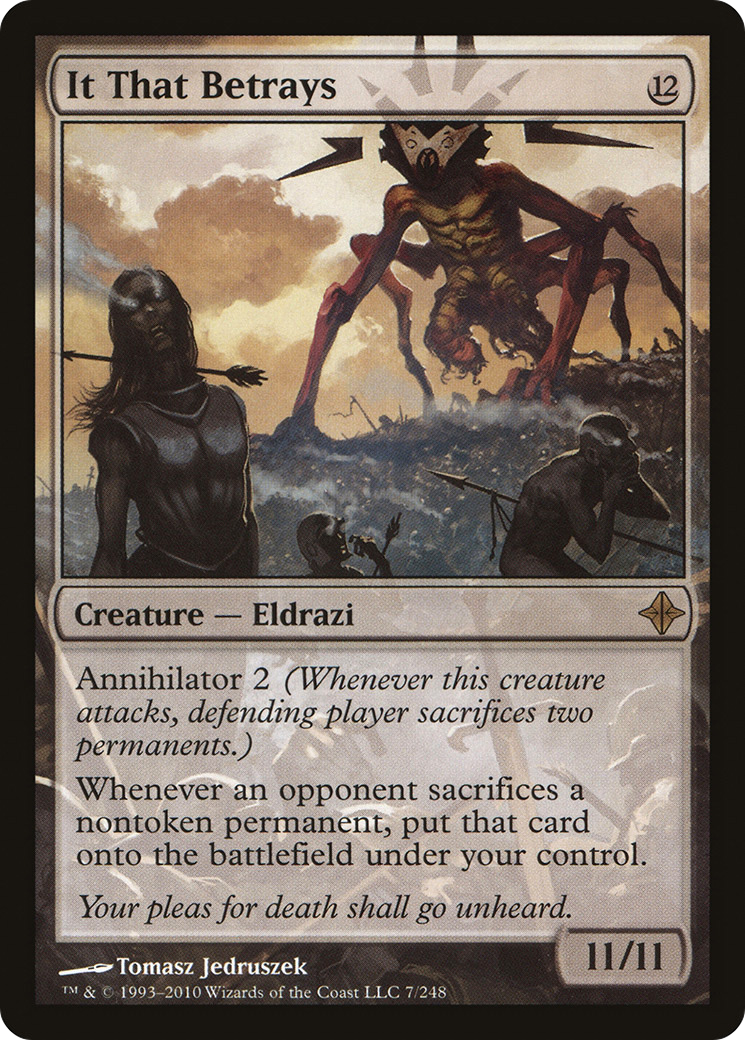 It That Betrays (007) Foil - Rise of the Eldrazi