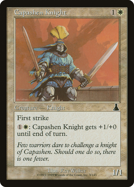 Capashen Knight [Urza's Destiny] Foil
