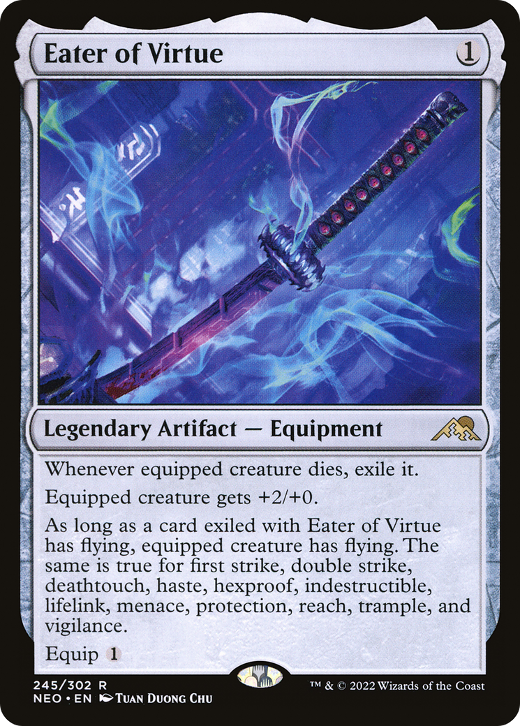 Eater of Virtue (245) Foil - Kamigawa: Neon Dynasty