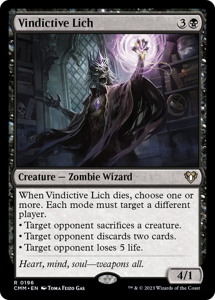 Vindictive Lich [Commander Masters] | Silver Goblin