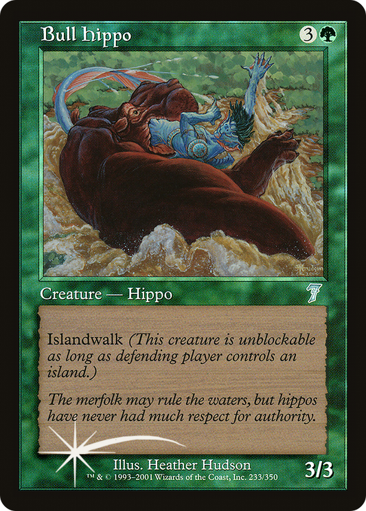 Bull Hippo (233) - Seventh Edition
