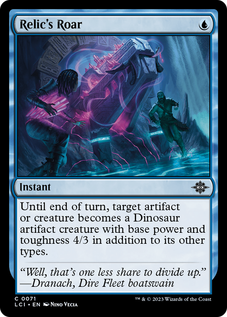 Relic's Roar (071) Foil - The Lost Caverns of Ixalan