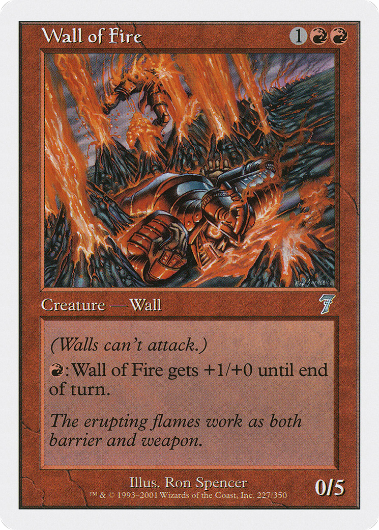 Wall of Fire (227) - Seventh Edition