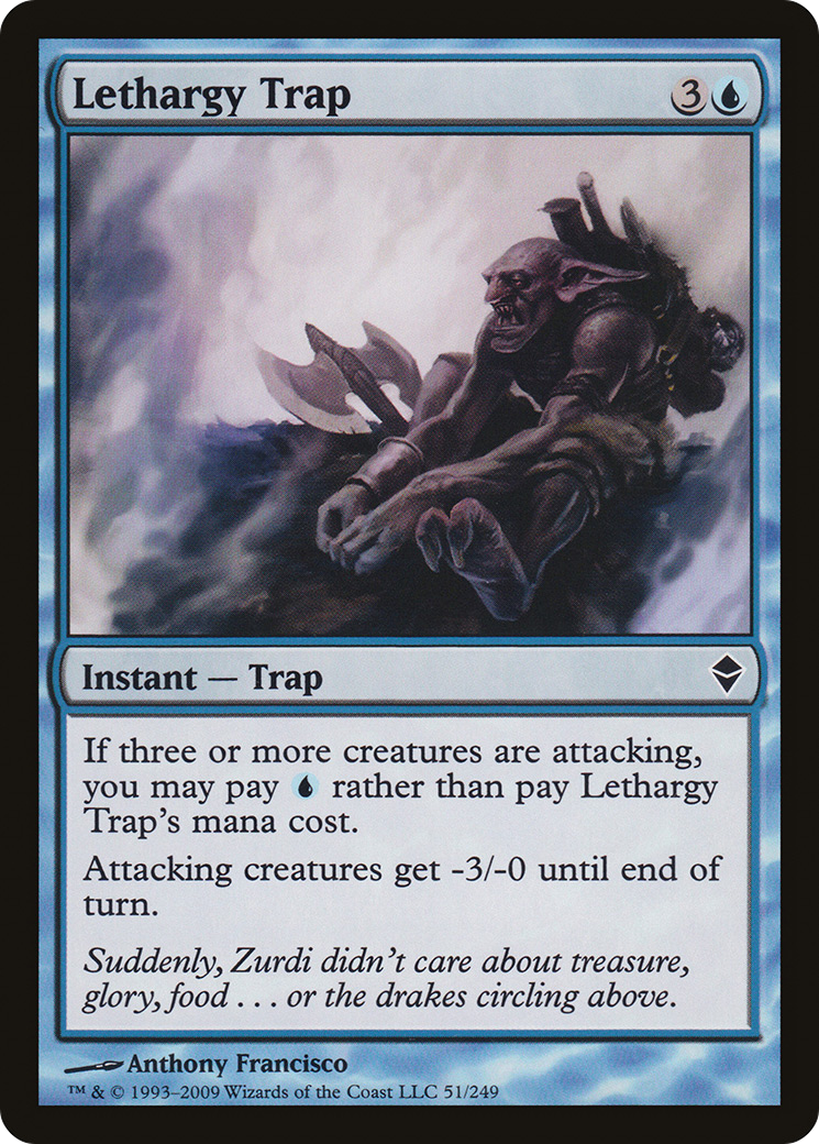 Lethargy Trap (051) Foil - Zendikar