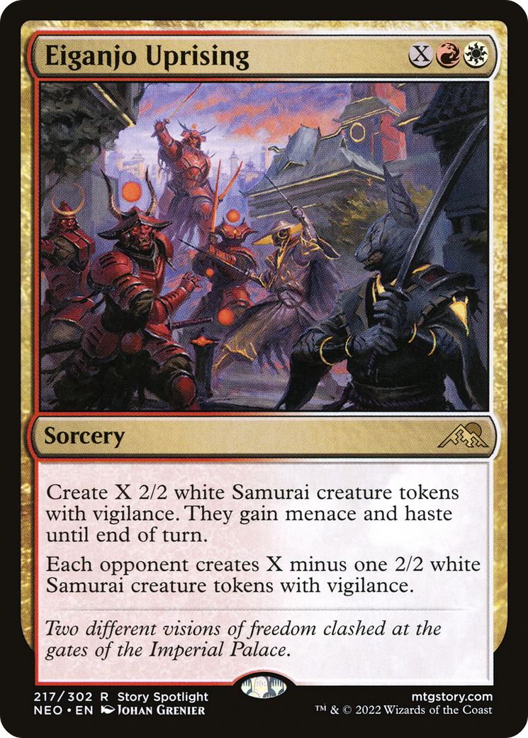 Eiganjo Uprising (217) - Kamigawa: Neon Dynasty