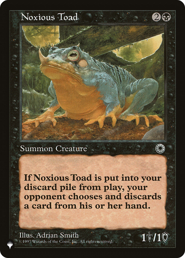 Noxious Toad (Retro) (POR-104) - The List