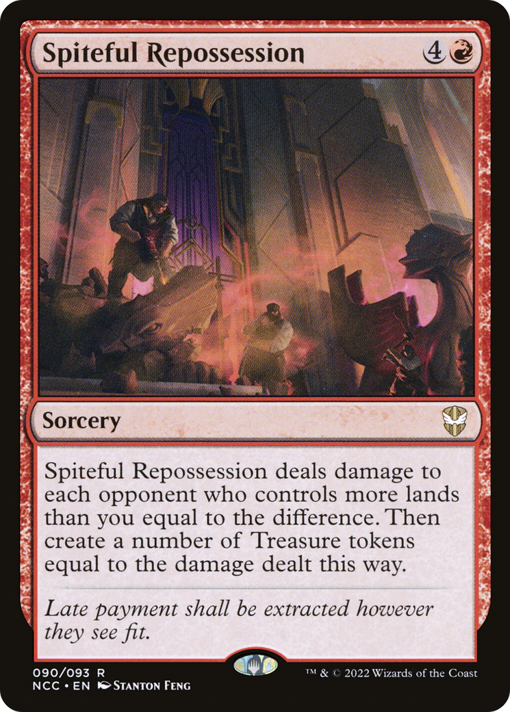 Spiteful Repossession (090) Foil - New Capenna Commander