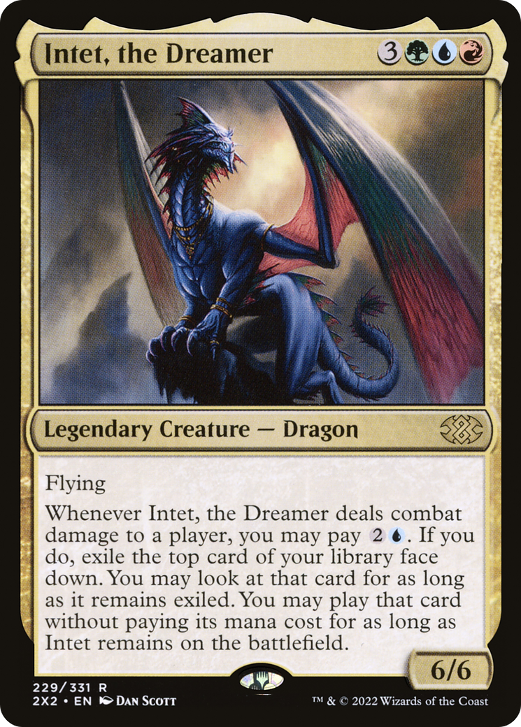 Intet, the Dreamer (229) Foil - Double Masters 2022