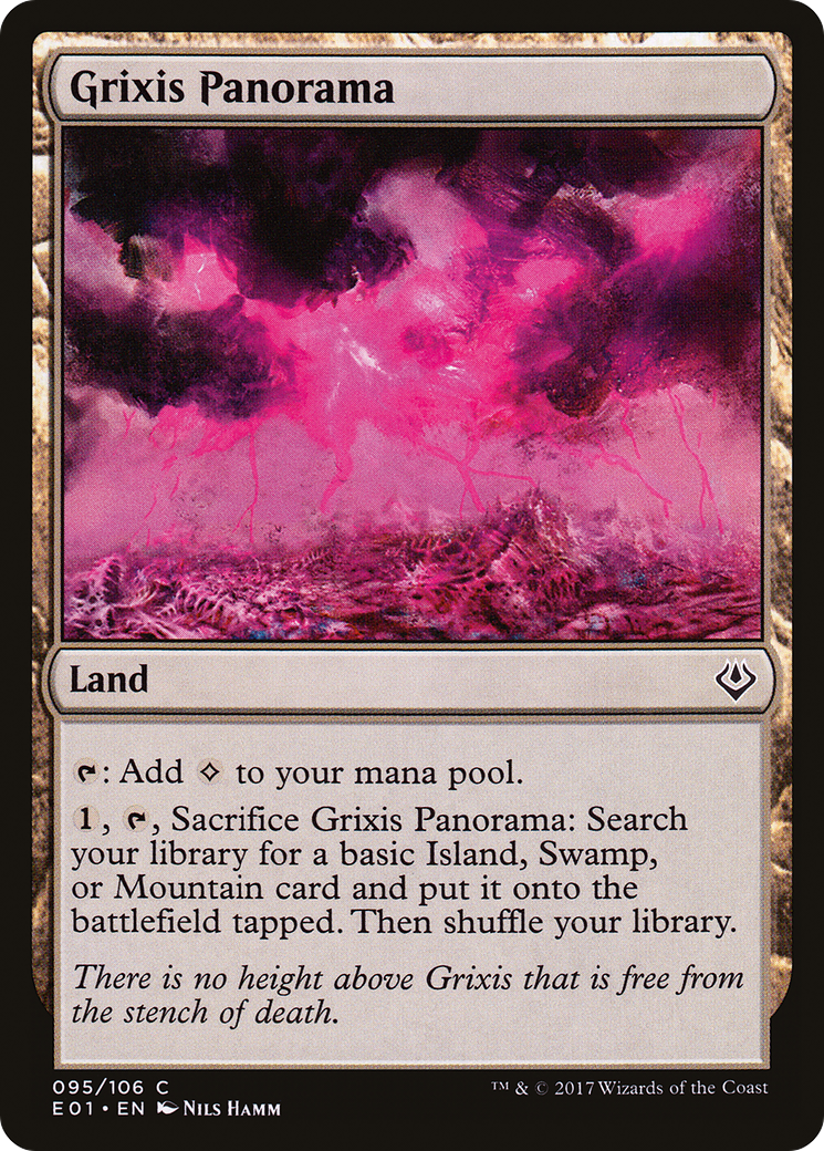 Grixis Panorama (095) - Archenemy: Nicol Bolas