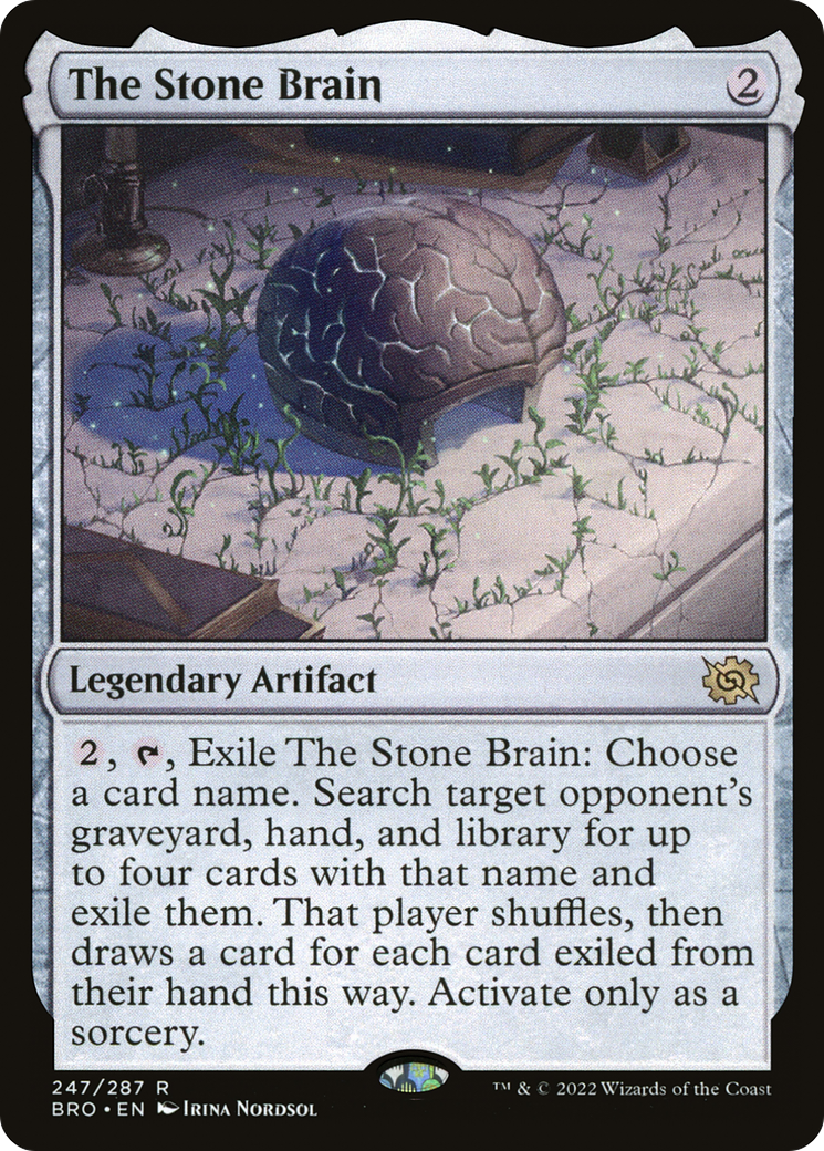 The Stone Brain (247) Foil - The Brothers' War