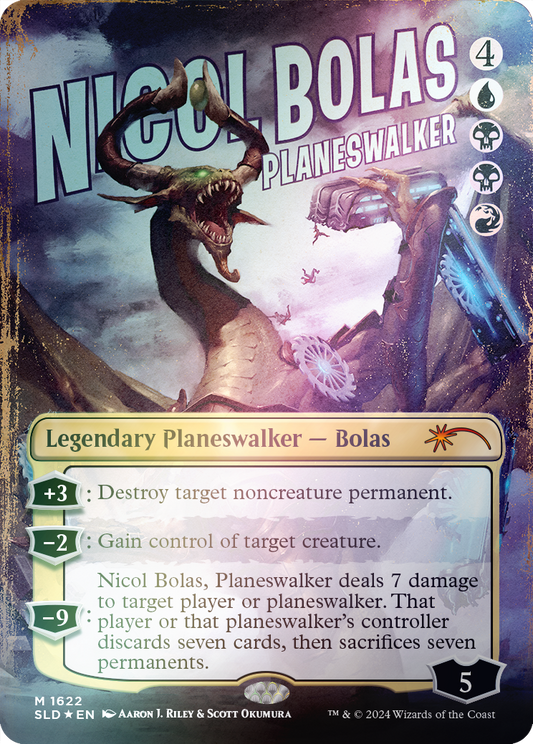 Nicol Bolas, Planeswalker (Rainbow Foil) (1622) Foil - Secret Lair Drop Series